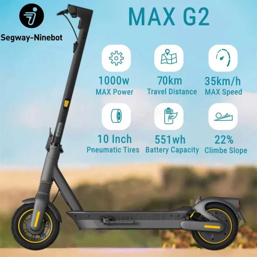 Original Ninebot Max G2 Smart Electric Scooter