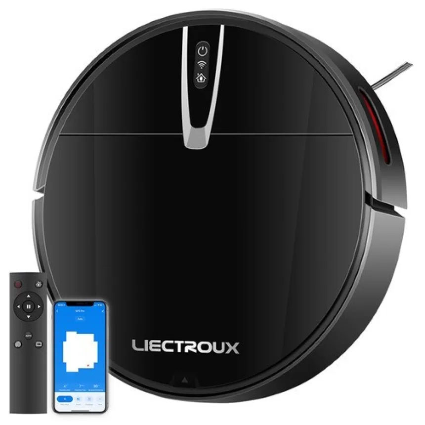 Liectroux V3S Pro Robot Vacuum Cleaner Black