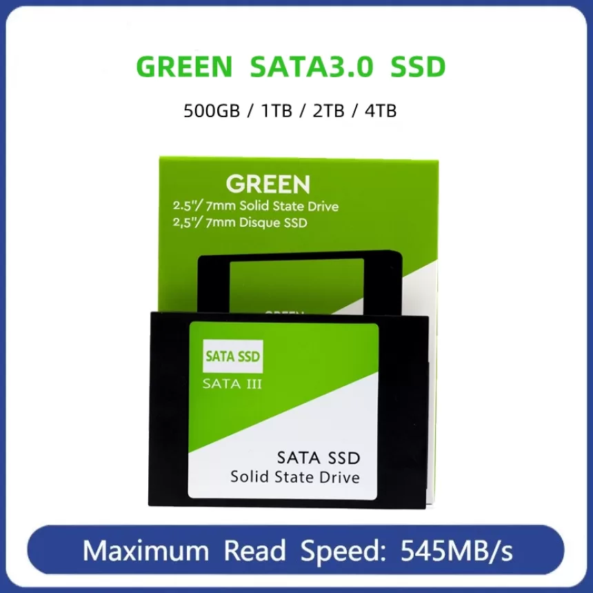 Green Internal PC 2TB 1TB 500GB 240GB 120GB 2.5" SSD Solid State Drive SATAIII 6Gb/s UP to 540MB/s Original