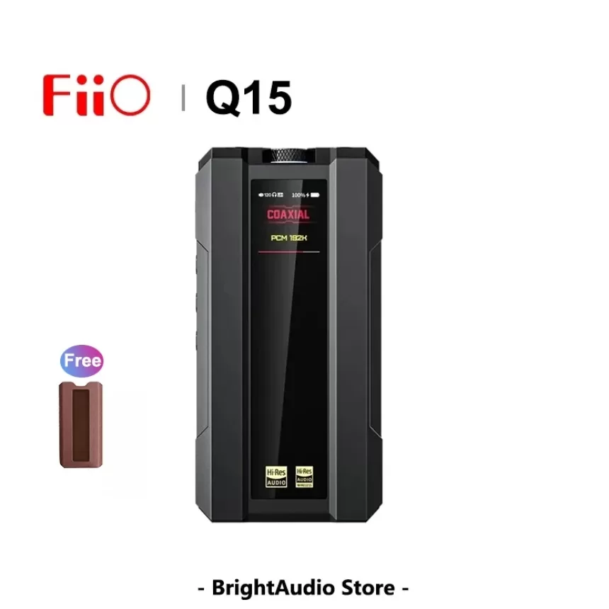 FiiO Q15 MQA Hi-Res Audio HIFI Headphone Amplifier Music Player Decoder AK4191 + AK4499EX USB DAC Bluetooth Coaxial 3.5mm 4.4mm