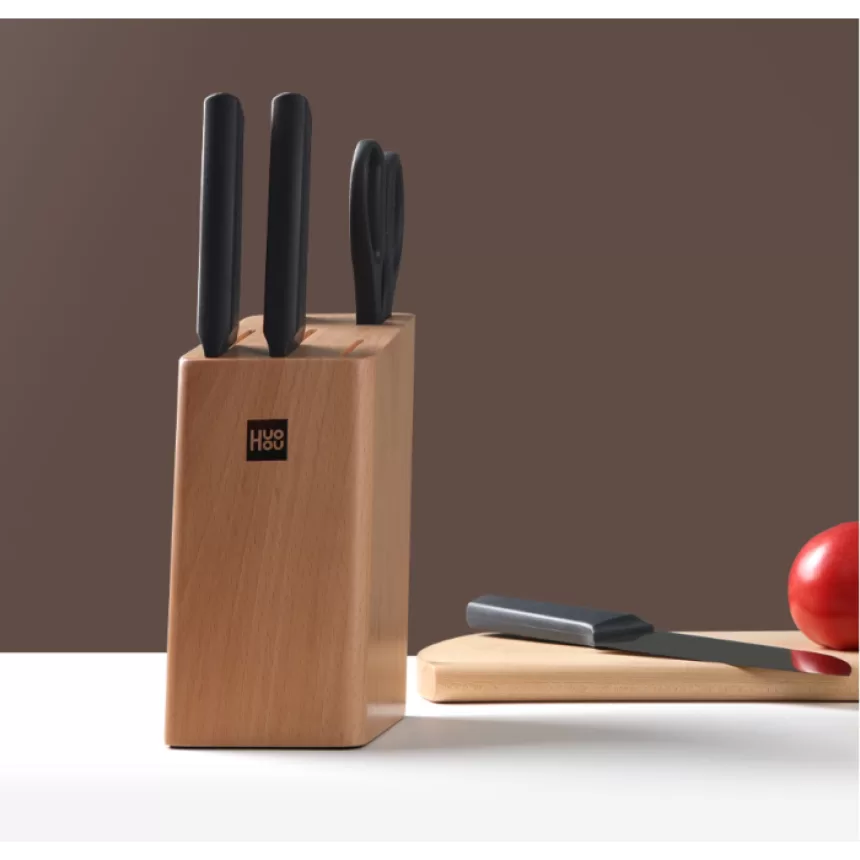 Huohou Fireweather Youth Edition Kitchen Knife Set 6 Pieces Stainless Steel
