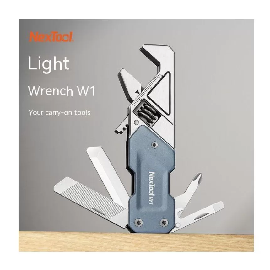 Nextool light wrench w1 outdoor multifunctional tool portable folding knife mini screwdriver