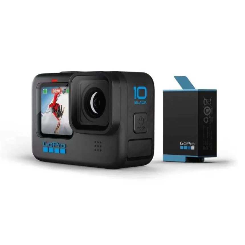 GoPro HERO10 Black - Waterproof Action Camera with Front LCD and Touch Rear Screens