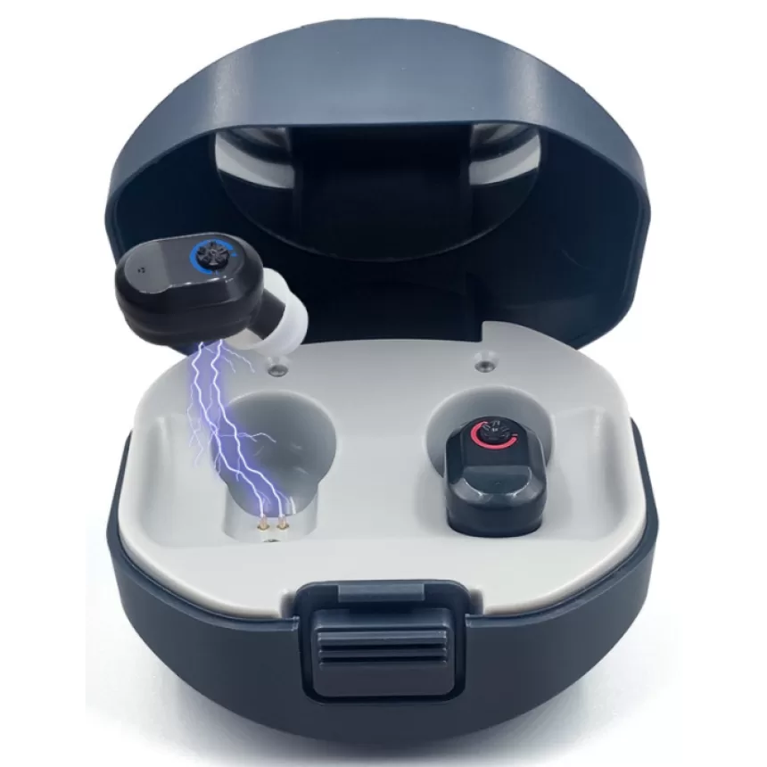 TWS Hearing Amplifiers Rechargeable, Portable Sound Aid Amplifiers for Seniors Adults