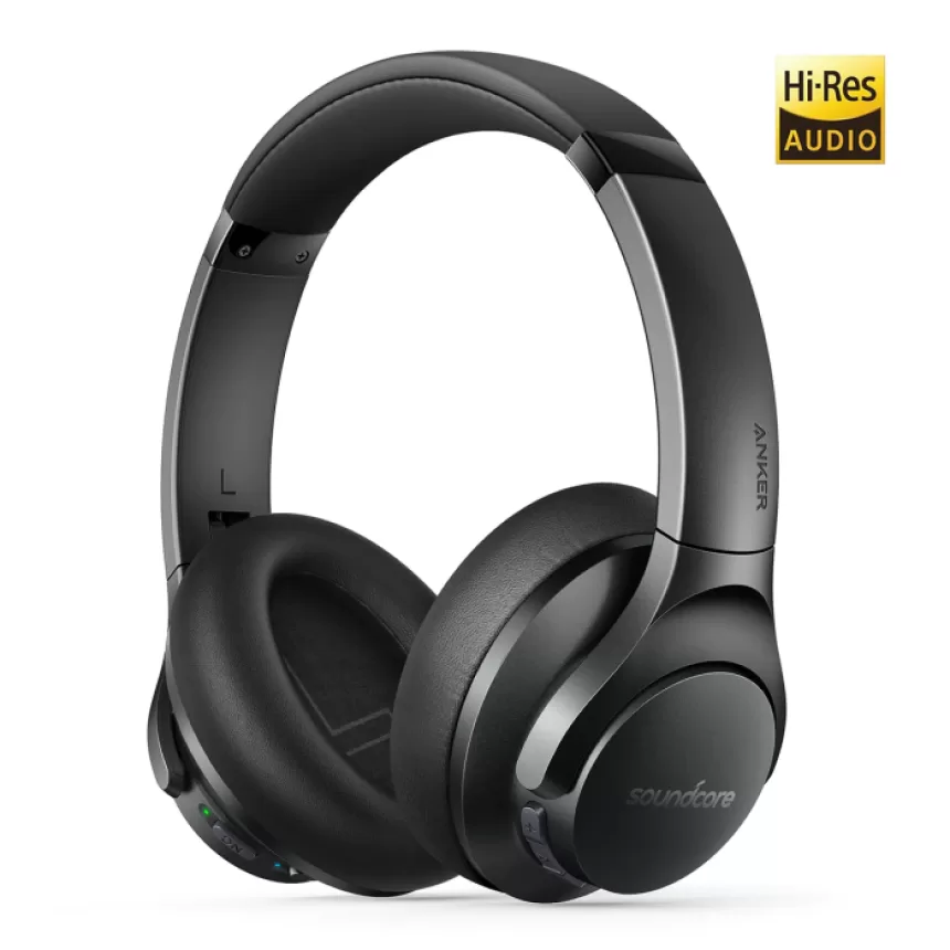 Soundcore Q20+ Active Noise Cancelling Headphones Hi-Res Audio Bluetooth Headphones