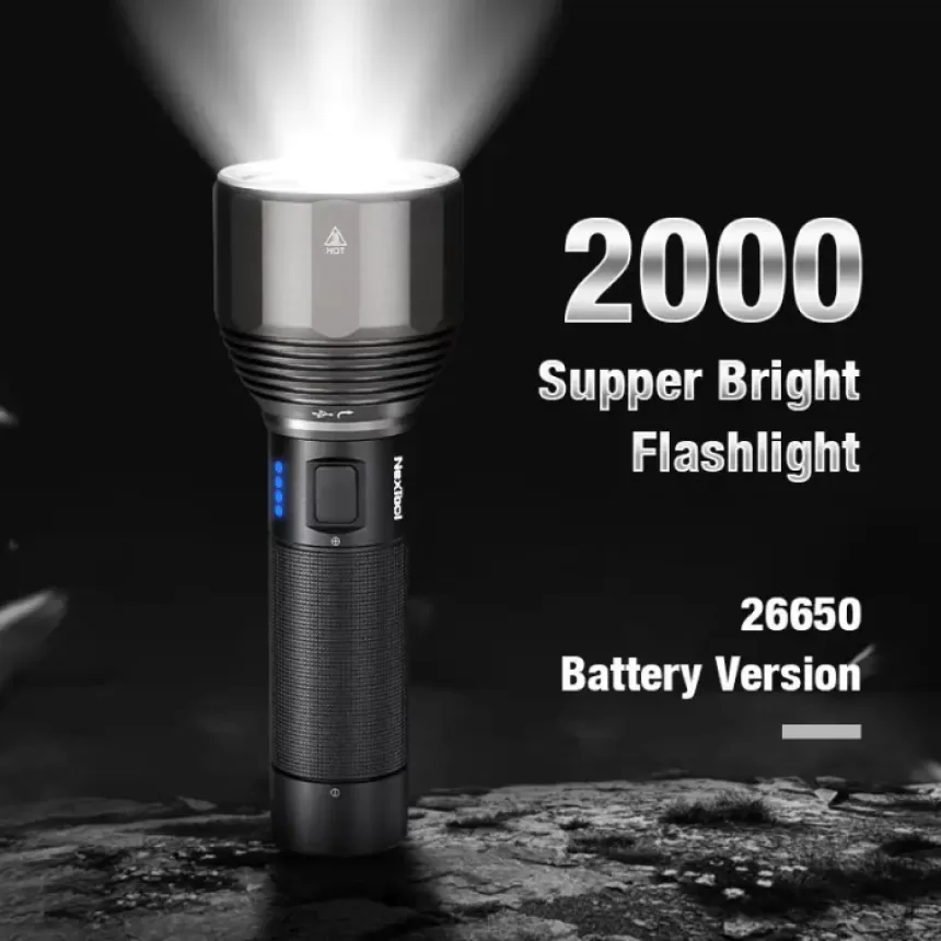 NexTool outdoor strong light flashlight portable