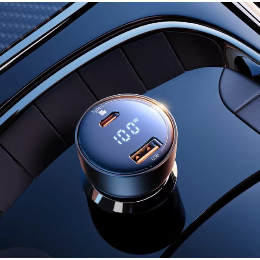 Baseus Car Charger 100W Fast Charging Cigarette Lighter