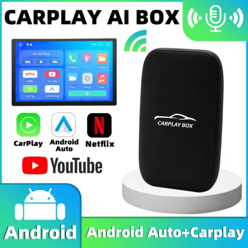 Wireless carplay to android auto closed 3-in-1 original car wired to wireless carplay box