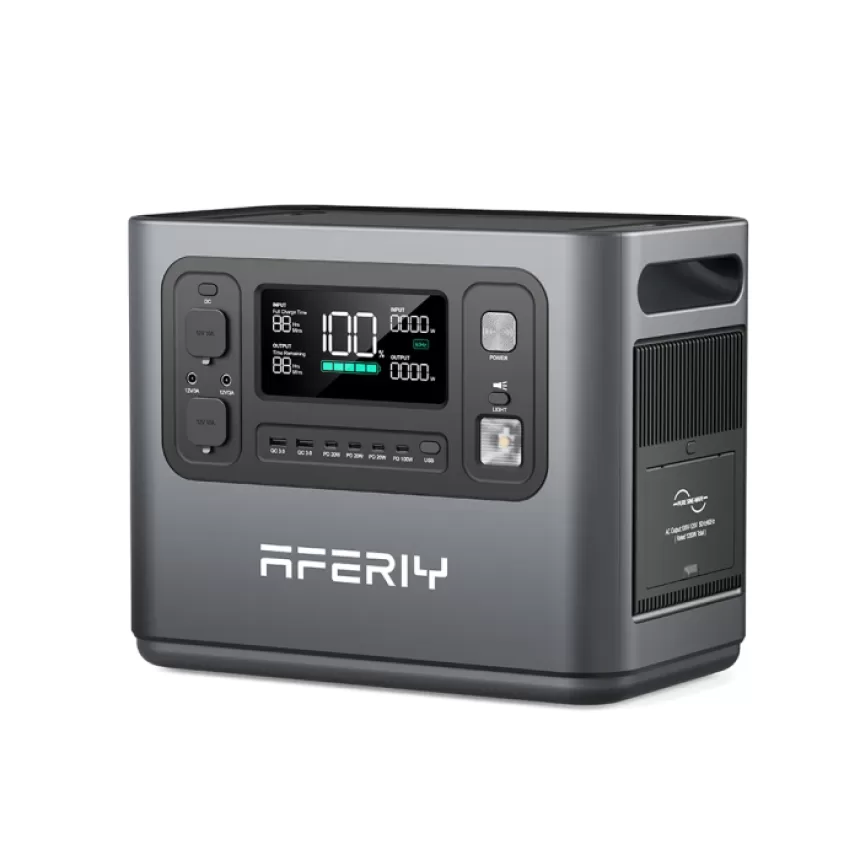 AFERIY P110 Portable Power Station 1200W 1248Wh（5 years warranty）