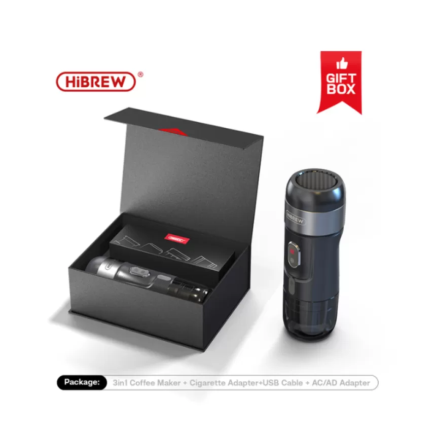 HiBREW H4A Portable Coffee Machine for Car & Home