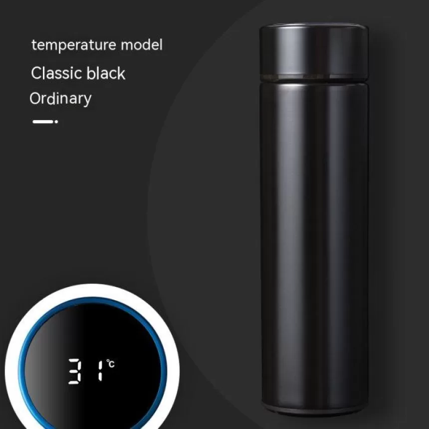 High-end intelligent insulation cup creative temperature water cup 316