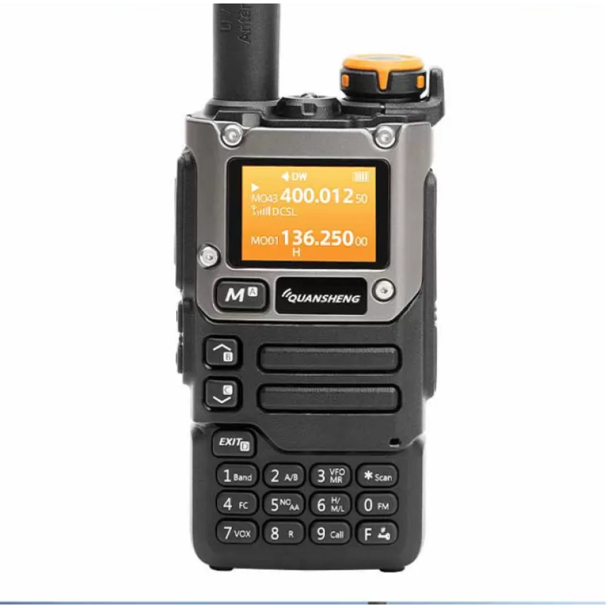 Quansheng UV-K58 5W Walkie Talkie Air Band Radio UHF VHF DTMF FM