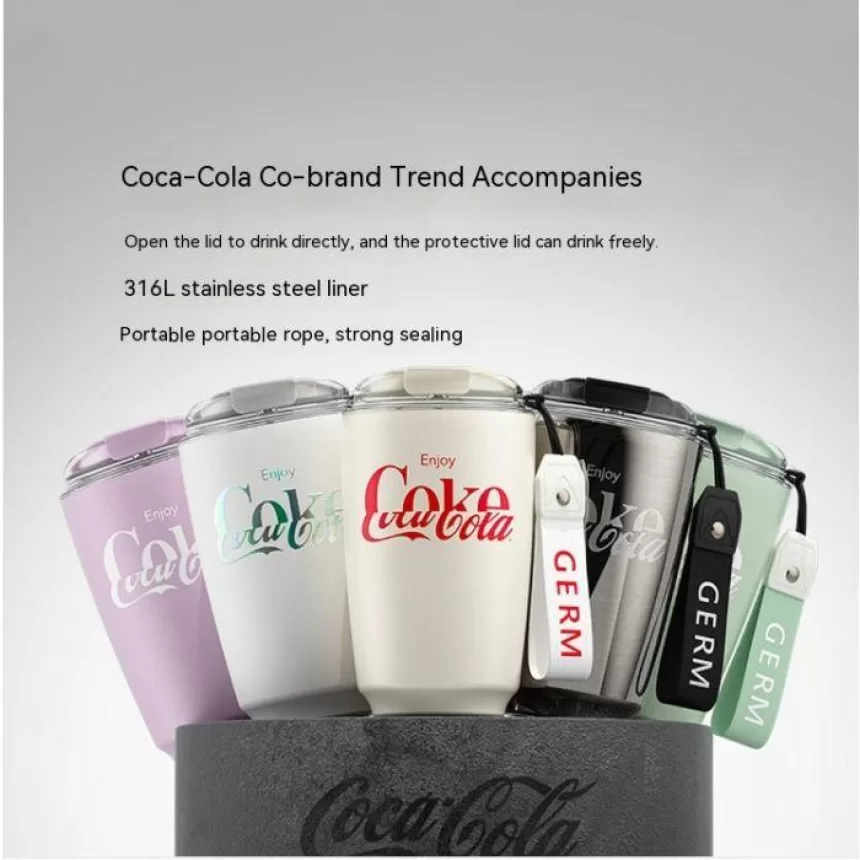 Youpin ✖ Cocacola 316 Stainless Steel Portable Coffee Thermos Cup 400ml