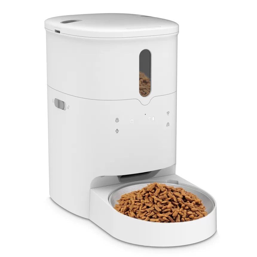 3L Smart Automatic Cat Feeder Dual power supply Timed & Quantitative Feeding System Anti-jamming System