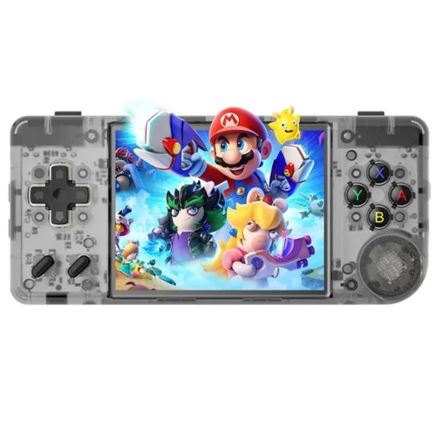 ANBERNIC RG28XX Handheld Gaming Console 64GB +128GB with 10000 Games Black