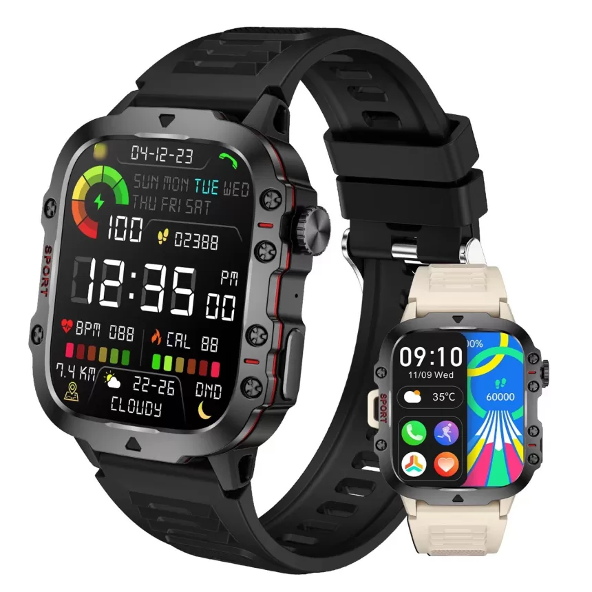 NEW Smart Bracelet 1.96in 240x282px Touch Screen Sport Watch
