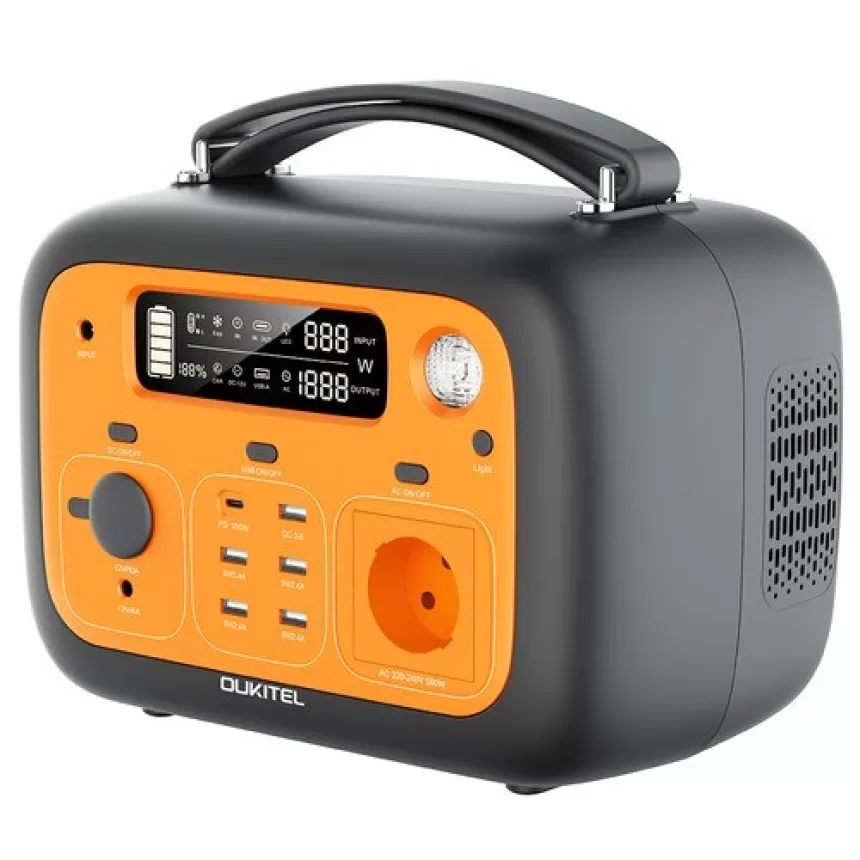OUKITEL P501 Portable Power Station 505Wh 140400mAh - Orange | Europe