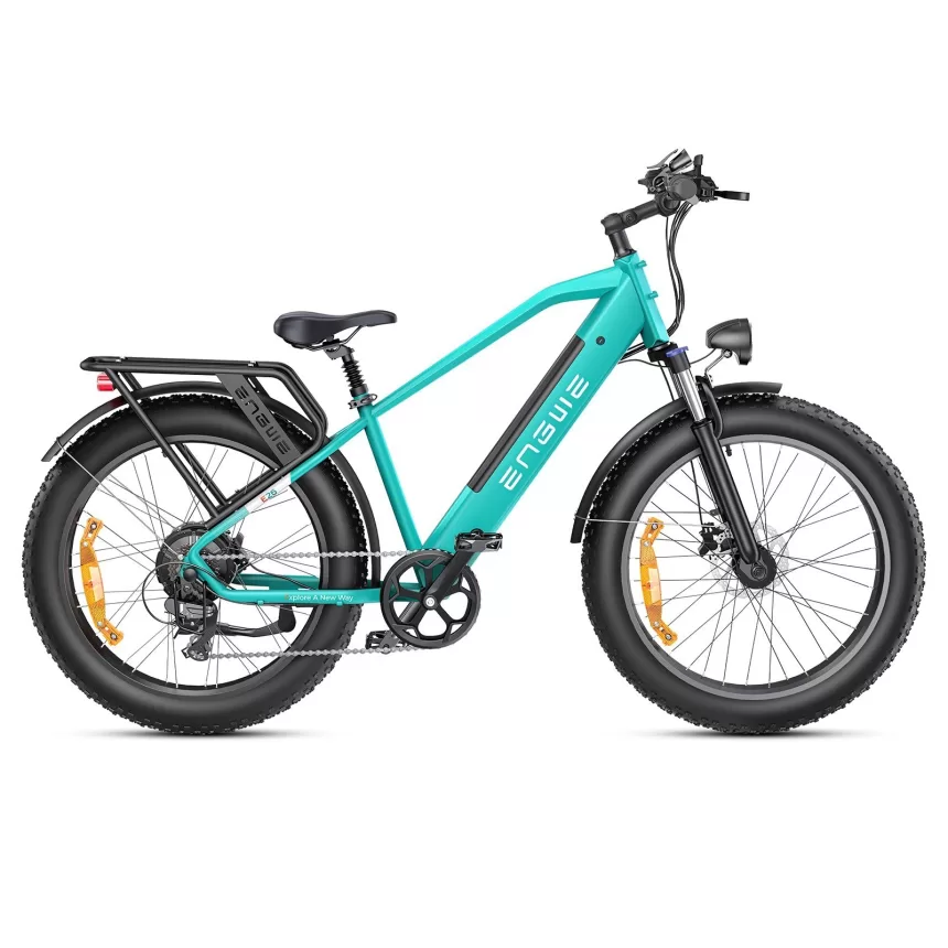 ENGWE E26 Ebike 26*4.0 inch Fat Tire 250W Motor Dual Suspension All-Terrain E-bike Mountain Bike 140km Max Range - High-Step