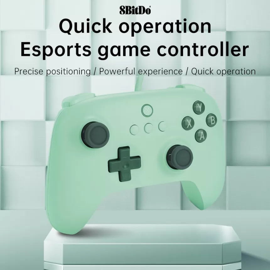 8Bitdo Ultimate C Wired Game Controller for Windows 10 11,PC, Android, Steam Deck Raspberry Pi ,Plug-and-play on PC