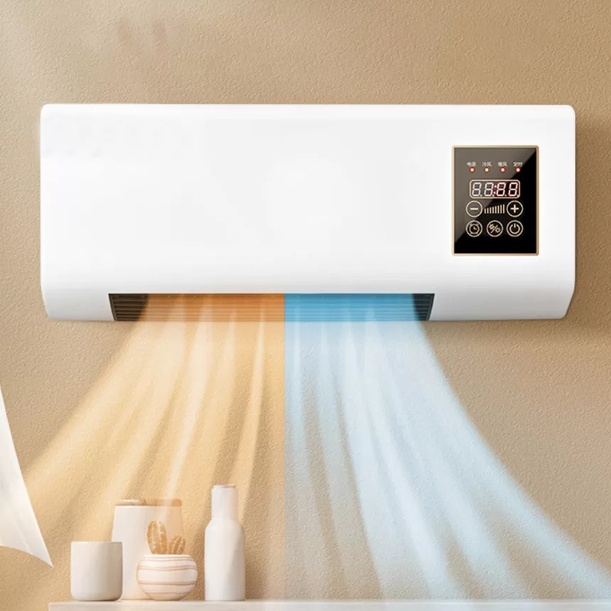 Wall Mounted Air Conditioner Mini Cooling and Heating Air Conditioner with Remote Control for Bedroom Living Room AU Plug 220V