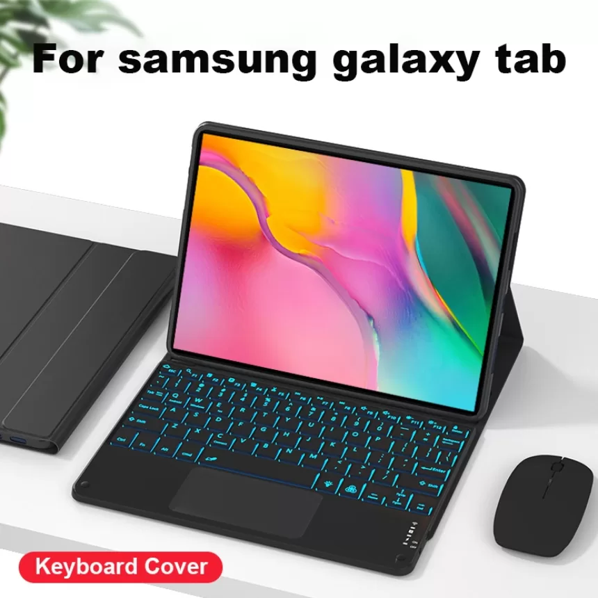 For Samsung Galaxy Tab S4 S5e S6 A T590/T595 10.5 Keyboard Case,For Galaxy Tab A SM-T290/5 P200/5 T580/5 P580/5 T510/5 8.0 10.1