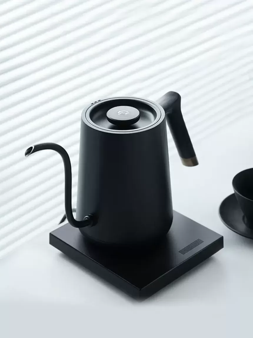 TIMEMORE Fish Smart Electric Coffee Gooseneck Kettle / Pour-over Kettle 600ml Flash Heat Temperature Control Pot for Kitchen