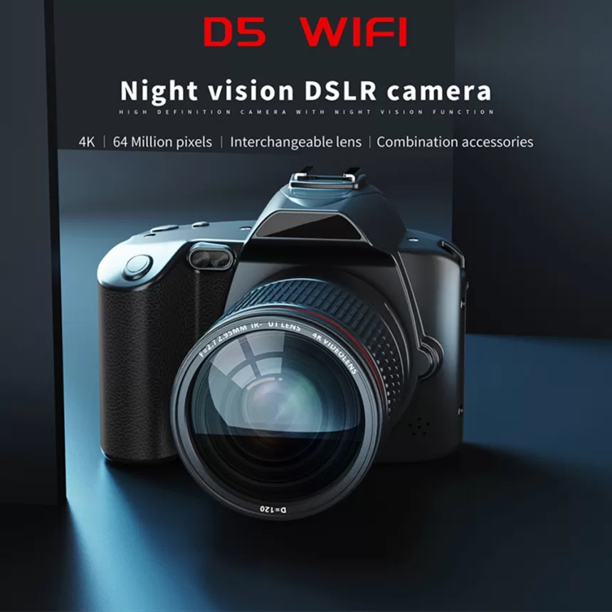 New Video Camera 4K Recording Camera Digital Shoot Camera With 16X Digital Zoom 4K Dual Lens Professional Camcorder with Mp3