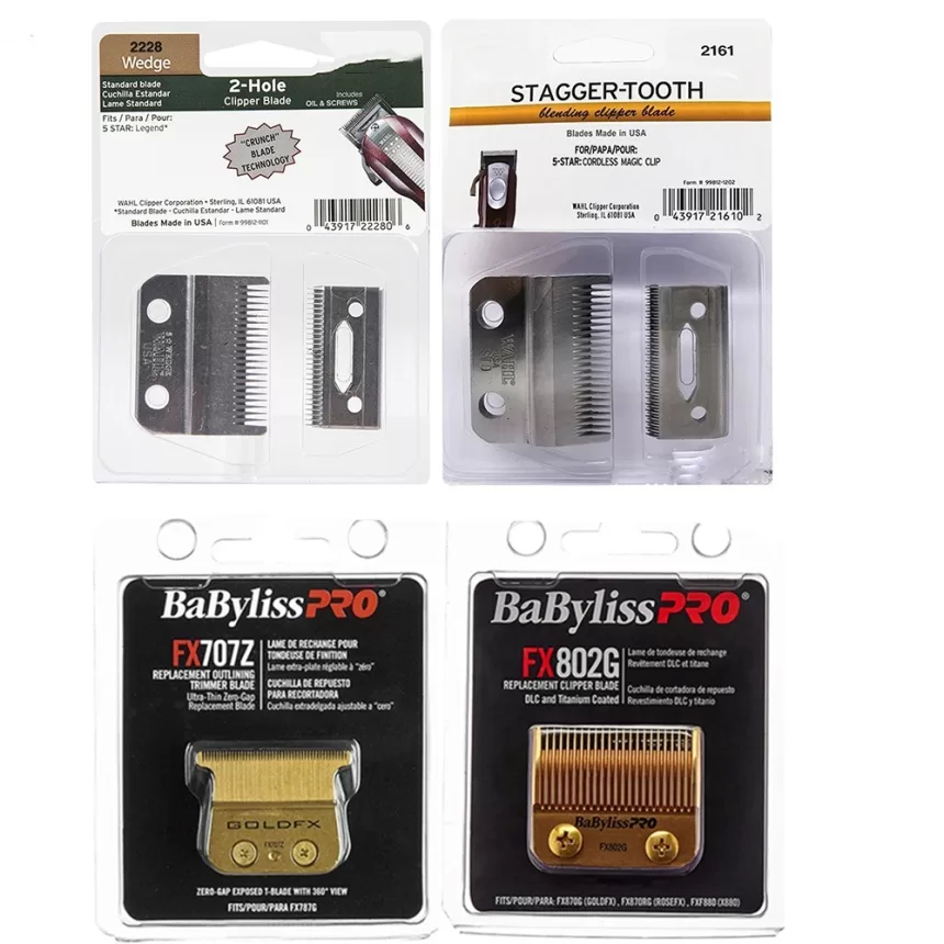 Professional Replacement Blades For BaByIissPRO FX707 FX802&Cordless 8148 Magic Clip Hair Clipper &Detailer Trimmer