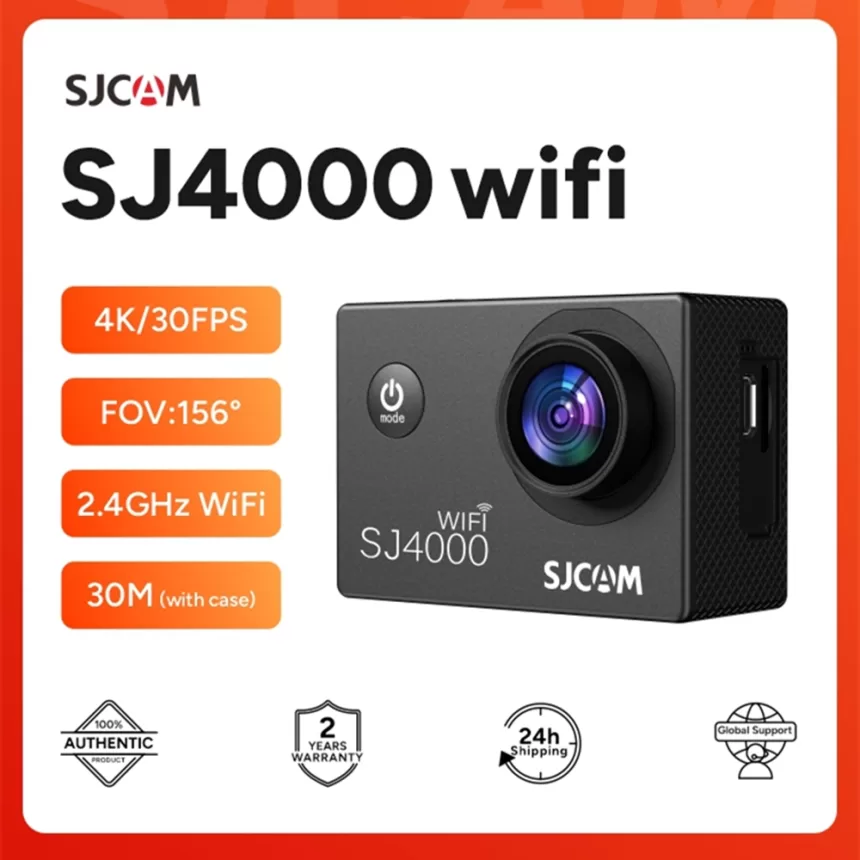 SJCAM SJ4000 WiFi Action Camera 4K FHD 30M Waterproof 2.4G WiFi 4x Zoom WIFI Sports Video Action Cameras CamBicycle Helmet