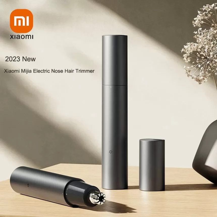 2023 NEW XIAOMI Mijia Electric Nose Hair Trimmer Portable Nose Ears Hair Eyebrow Trimmer for Men Rechargeable Painless Clipper