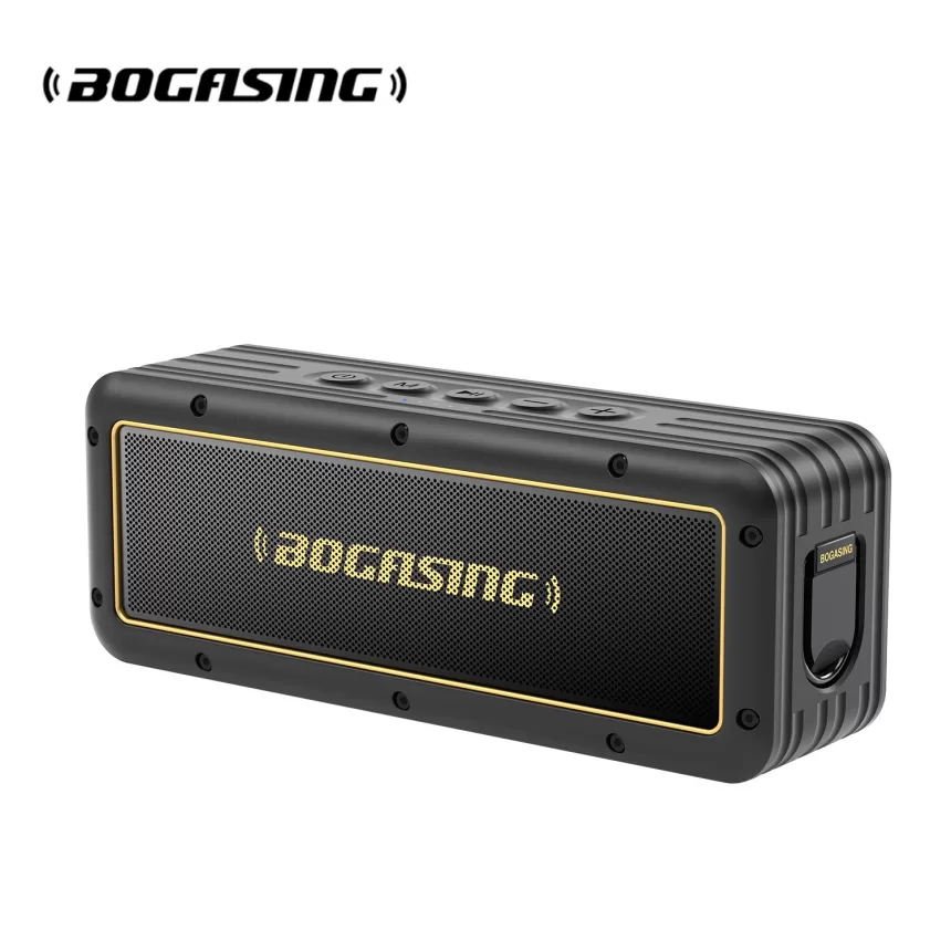 BOGASING G4 Bluetooth Speaker 50W Wireless Speaker with Deep Bass 24H Playtime IPX7 Waterproof Bluetooth 5.3 Portable Speaker