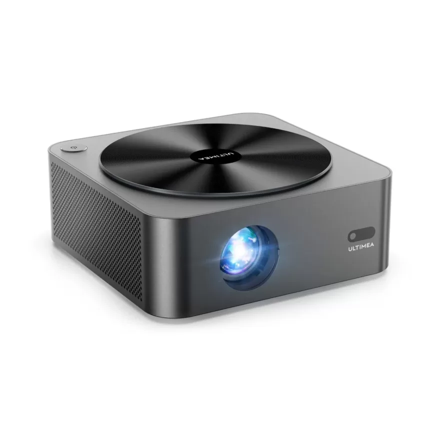 Ultimea Apollo P40 LCD Projector 4K 700 ANSI Lumens 5G Dual Band WIFI Auto Focus Auto-keystones Bluetooth 5.1 10W DSP Built-in Speakers Native 1080P Resolution Home Theater