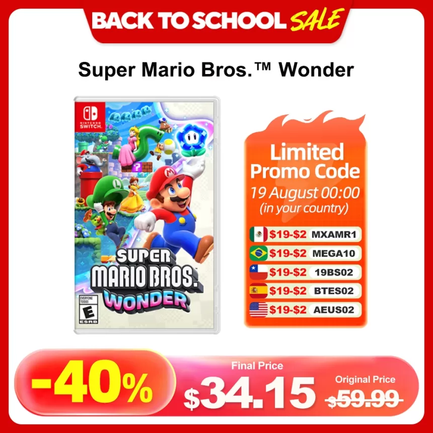 Super Mario Bros. Wonder Nintendo Switch Game Deals 100% Original Physical Game Card for Nintendo Switch OLED Lite Game Console
