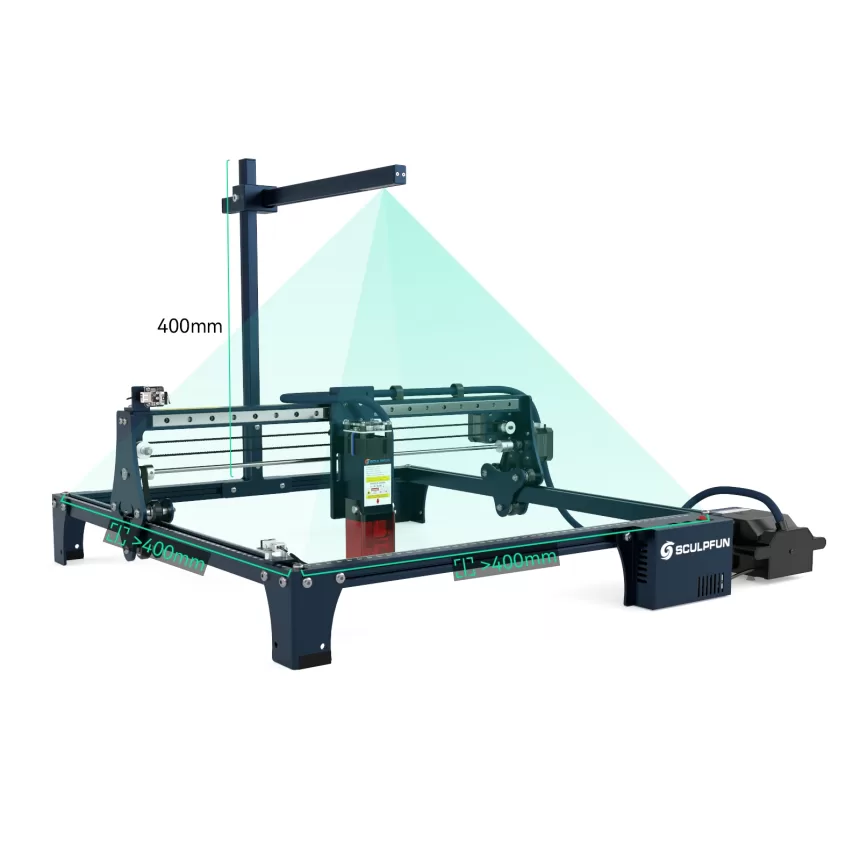 SCULPFUN CAM500 Camera 5MP Pixel 120° Wide-angle Lens with for Sculpfun S6/S6 pro/S9/S10/S30/S30 Ultra series Laser Engravers