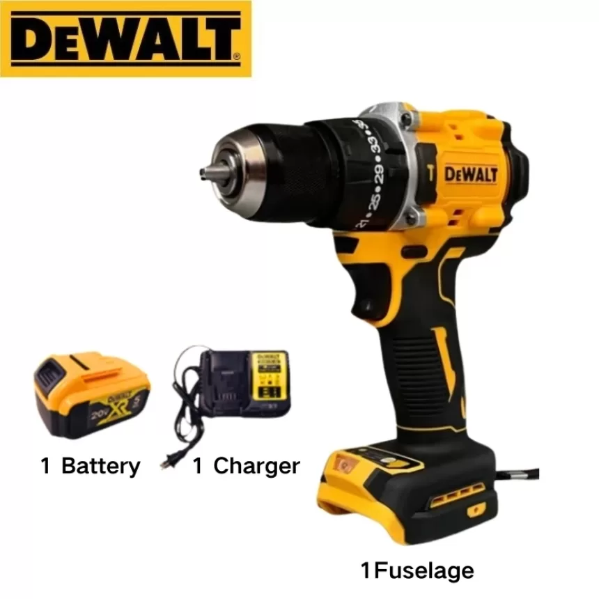 DeWalt Power Tool Electric Drill 20V Brushless Cordless Screwdriver Impact WrenchCompact Drill Drill DCD805