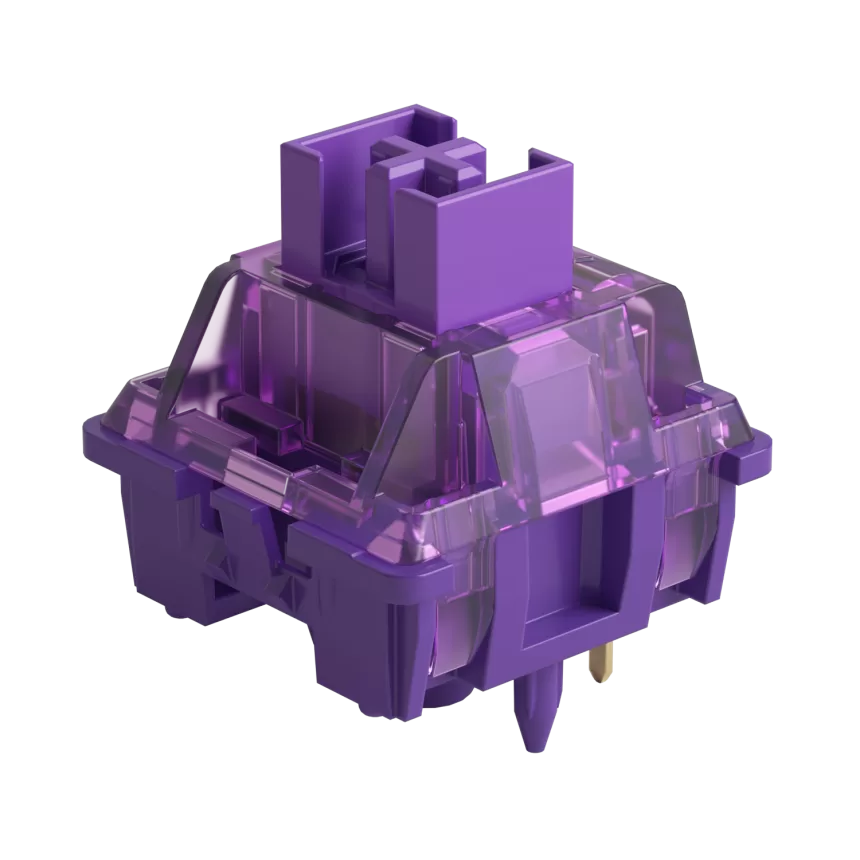 Akko V3 Pro Lavender Purple Switches 5 Pin 40gf Tactile Switch Compatible with MX Mechanical Keyboard (45 pcs)