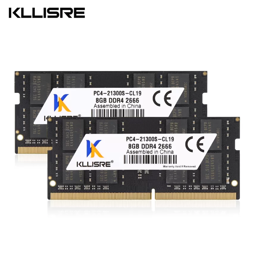 Kllisre DDR3 DDR4 8GB 4GB 16GB Laptop Ram 1333 1600 2400 2666 3200 DDR3L 204pin Sodimm Notebook Memory