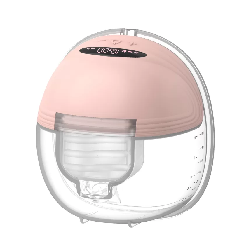Wearable Breast Pump Super Silent Hands Free Electric Breast Pump Comfort Milk Collector for Breastfeeding with 24mm Flange