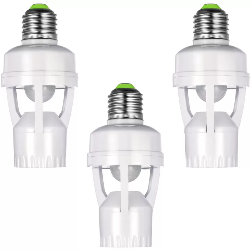 AC100-240V E27 Socket Converter with PIR Motion Sensor Ampoule LED E27 Lamp Base Intelligent Switch Light Bulb Lamp holder
