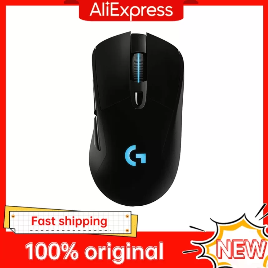 Logitech G703 Lightspeed Wireless Gaming Mouse Hero 25K Sensor Lightsync RGB Lightweight 95G+10G Optional