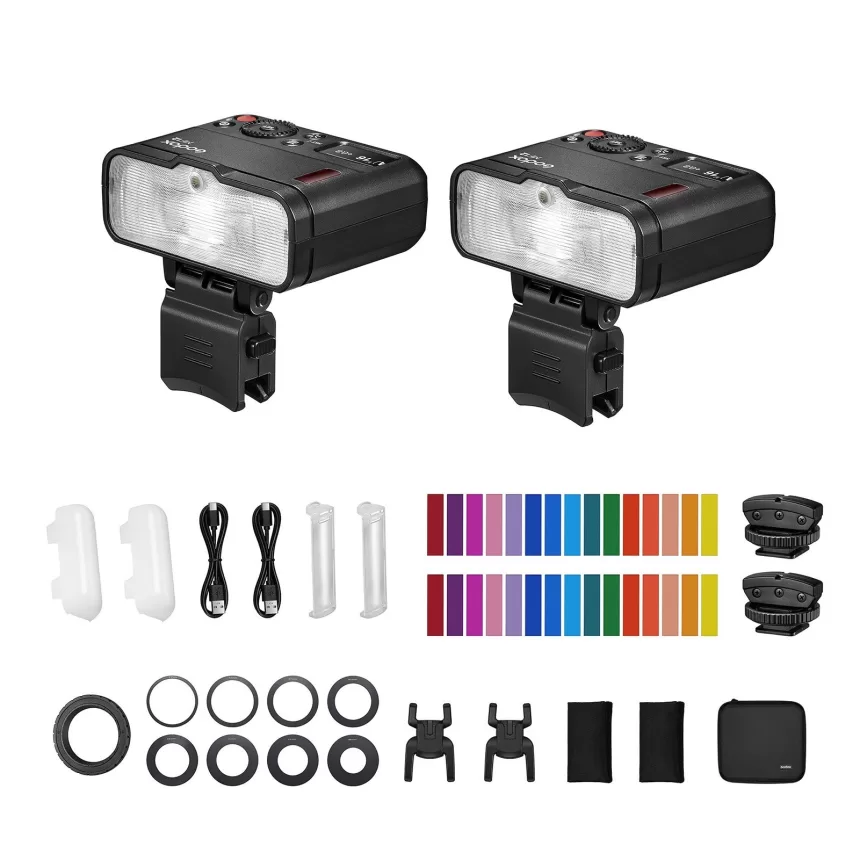 2pcs Godox MF12-K2 Macro Flash