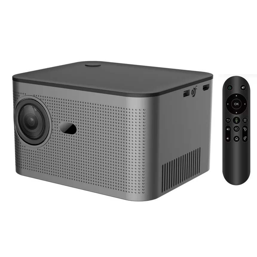 FHD 1080P 350 Lumen 4K Projector Business Office Dormitory Available Support Automatic Correction Silent Cooling System BT Speaker Mode