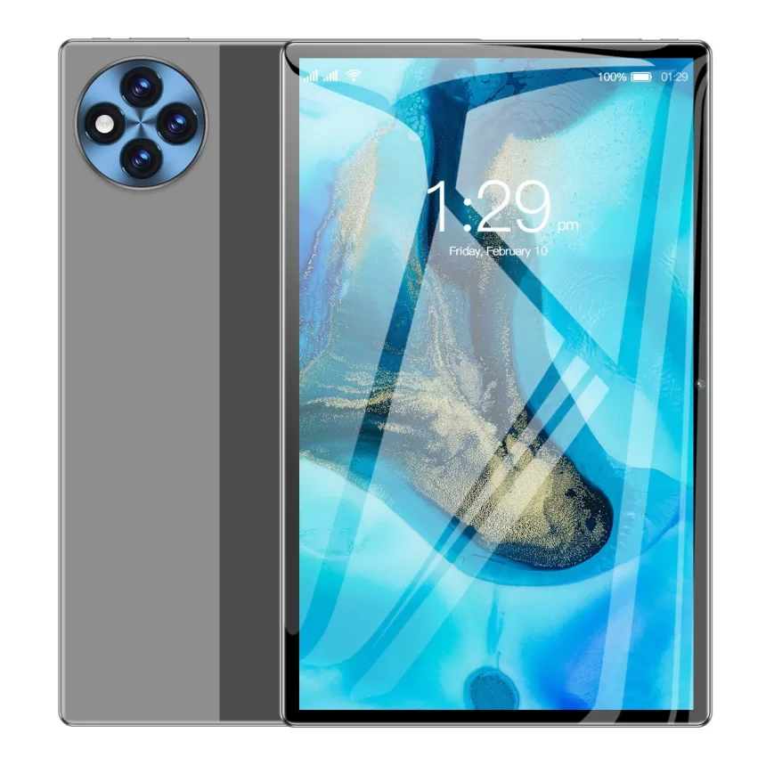 Tablet 10.1 inch 1960*1080 Large Display Screen Android 13 10-Core MT6797 Processor 6GB RAM 128GB Expandable Memory 6000mAh Battery GPS WiFi BT Connection 6000mAh Battery Long Standby Time with Tablet Case