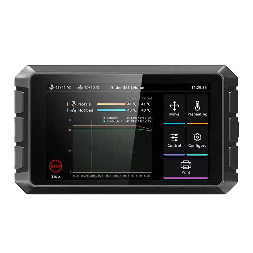 Creality 3D Sonic Pad for FDM 3D Printer with Multiple Interfaces 7'' Touchscreen RAM 2G ROM 8G Integrate Design Print High Speed and Precision