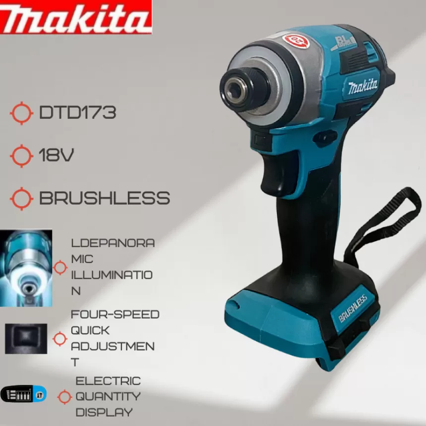 18V Cordless Screwdriver Electric Key Wrench Torque Toos Impact Gun Power Tools Wireless Drill Free Shipping