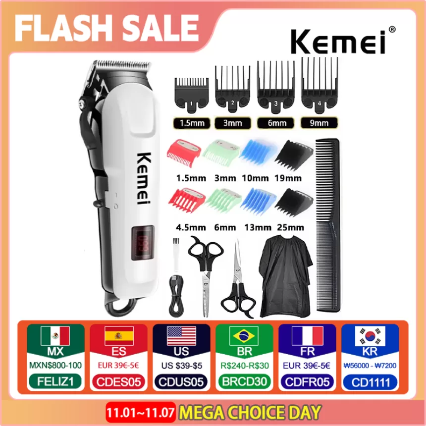 Electric Hair Clipper Hair Cut Maching Wireless Trimmer men Professional Clipper Machine Rechargeable Hair Cut Barber 809A