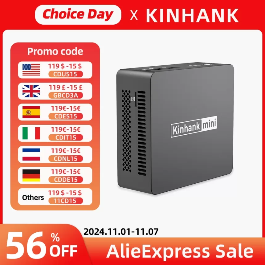 KINHANK Super Console MP100 8GB DDR5 Windows11 Video Game Console 60000+ games 70+Emulators, for SS/WII/GC/MAME/PS3/PS2/Arcade