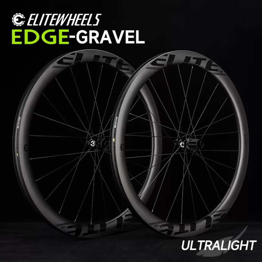 ELITEWHEELS EDGE Gravel Wheels Ultralight 1356g Wing 20 Spoke For Racing Bike Road Disc Carbon Wheelset RIM Depth 45mm