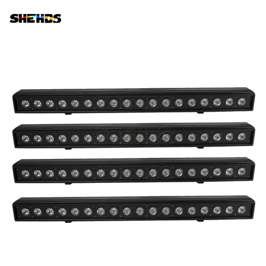 SHEHDS LED 18x18W Wash Wall Floodlight Landscape Flood Down Lighting for Dj Disco Party Wedding Bar Running Horse Effect Lights