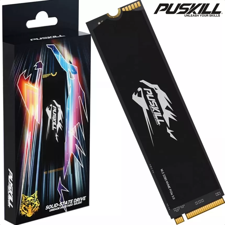 PUSKILL SSD M.2 NVMe 1TB 512GB 256GB 128GB PCIe M2 2280 Hard Disk Internal Solid State Drive Disk for Laptop Desktop